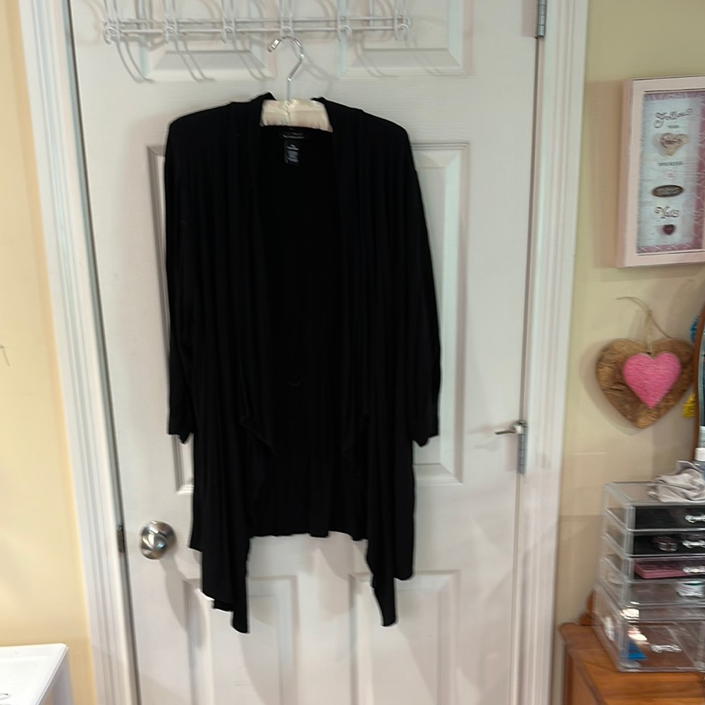 Elegant long black Women's Sweater